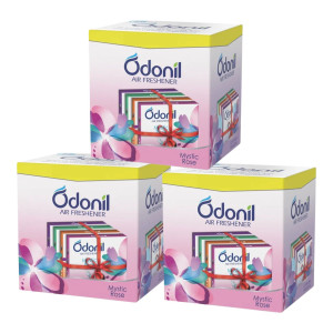 Odonil Assorted Blocks Bathroom Air Fresheners Mixed Fragrances