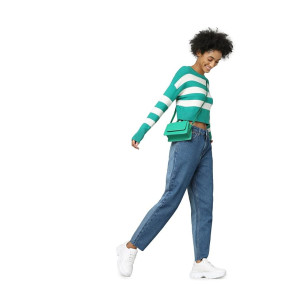 ONLY Women’s Mom Fit High Rise Jeans