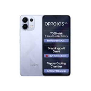 OPPO K13 5G with 7000mAh Battery and 80W SUPERVOOC Charger (8GB RAM, 128GB)