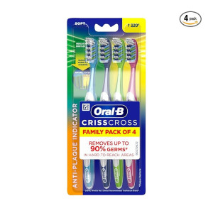 Oral-B Crisscross Deep Clean Soft Bristle Manual Toothbrush