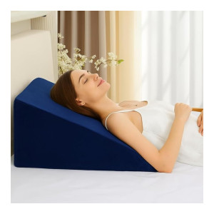 Wedge Cushion Orthopedic Memory Foam Back Support for Acid Reflux, Snoring