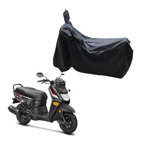 Oshotto Dust and Water Proof Double Mirror Pocket Leatherite Bike Body Cover Compatible with Honda Cliq