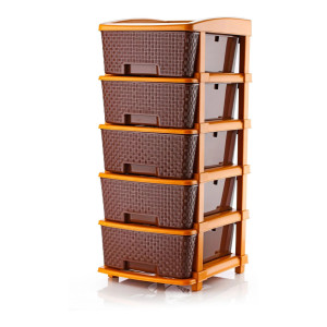 PALAK 5 Plastic Modular Drawer System at Rs759 | Flipkart Deal