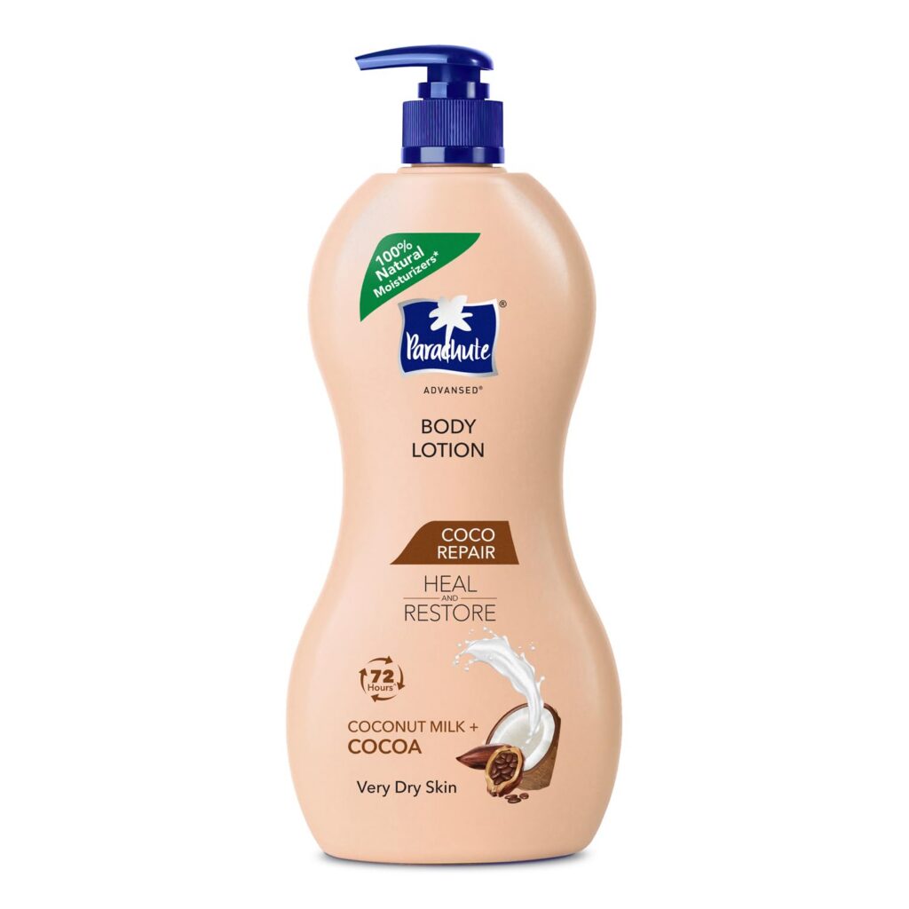 Deal Parachute Cocoa Repair Body Lotion 600ml for Rs 230