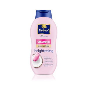 Parachute SkinPure Body Lotion with Vitamin C & Virgin Coconut Oil | Brightening | 400 ml
