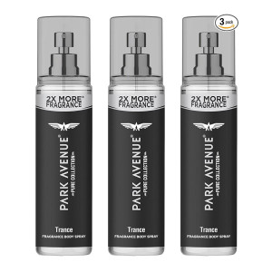 Park Avenue Trance Fragrance Body Spray for Men, 135ml (Pack of 3)