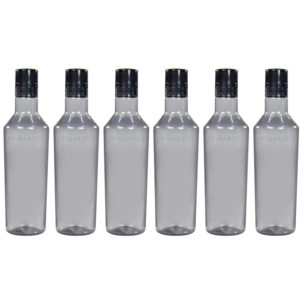 PEARLPET Nile Water Bottle Set 6x1000ml Grey Rs.358
