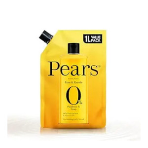 PEARS Pure & Gentle Body Wash Shower Gel 1ltr Refill Pouch