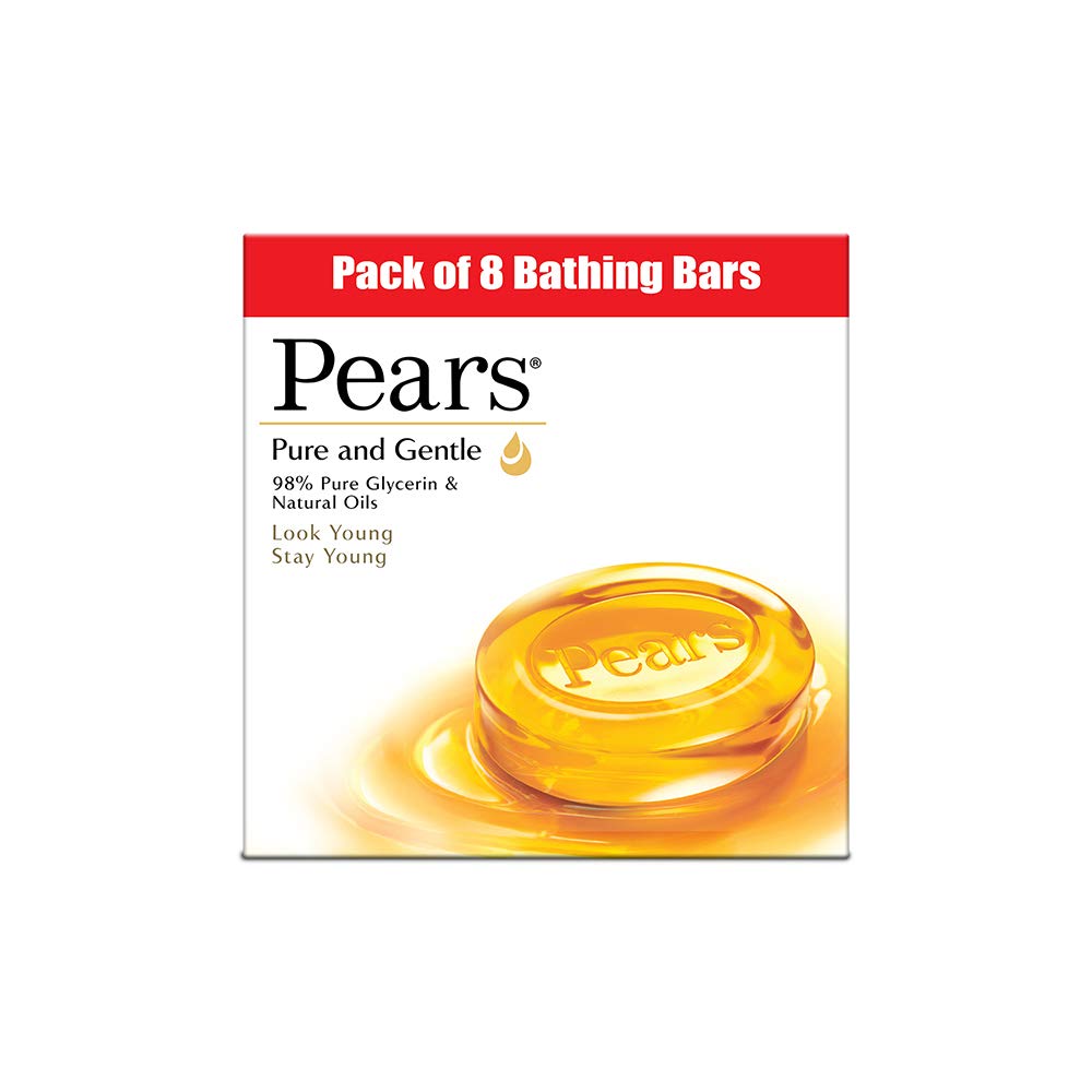 Pears Pure & Gentle Soap Bar 8