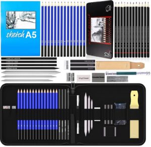 Pencil Sketch Kit 47 Pieces