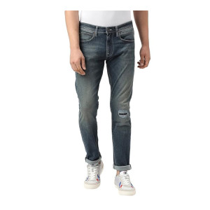 Pepe Jeans Men’s Slim Fit Mid Rise Jeans
