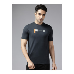 PERFKT-U Men Typography Printed Oversized T Shirt