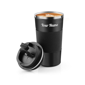 Personalised Insulated Stainless Steel Tumbler with Lid 510ml