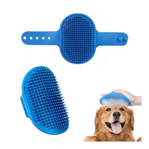 Pet Grooming & Deshedding Brush with Massage Comb