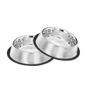 Pets Empire Stainless Steel Dog Bowls (Set of 2 x 700ml)