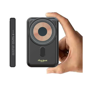 pEuroFast 10000 AI Fast Safety Charging Wireless Powerbank Mag Safe for iPhone & Android with Stand