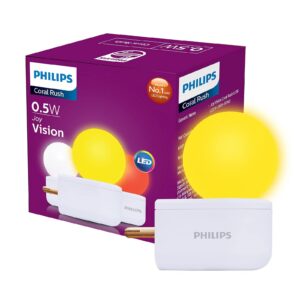 Philips 0.5W LED Yellow Bulb B22D Pack of 1