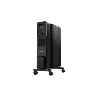 Philips 11 Fin Oil Filled Room Heater with M-Shaped Fins & PTC Fan