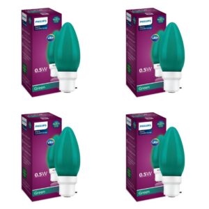 Philips LED Deco Green Candle 4