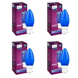 Philips LED Deco Blue Candle 4