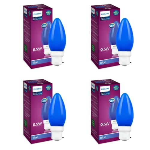 Philips LED Deco Blue Candle 4