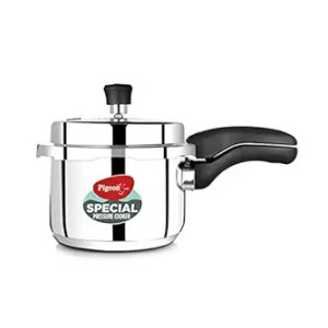 Pigeon Induction Base Stainless Steel Pressure Cooker, 3 Liters