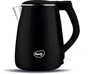 Pigeon Spark 1.2 Ltr Double Walled Kettle Stainless Steel Black Rs. 899