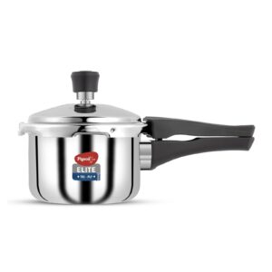 Pigeon By Stovekraft Elite Shine 1.5L Pressure Cooker Stainless Steel