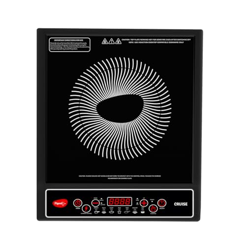 Deal Pigeon Cruise 1800W Induction Cooktop Crystal Glass Rs. 1299