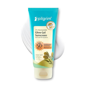 Pilgrim 2% Niacinamide Glow Sunscreen SPF 50 +++ with Spanish Squalane