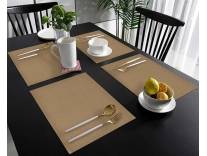 Deal Placemats Set of 4 Beige Non