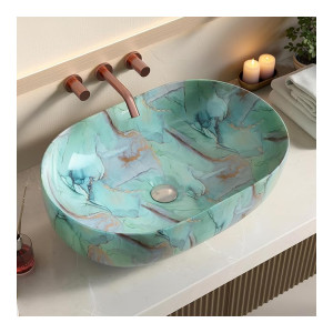 Plantex Ceramic Matt Tabletop Wash Basin