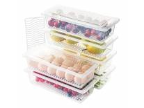 Deal Suzec Plastic Fridge Storage Boxes (6