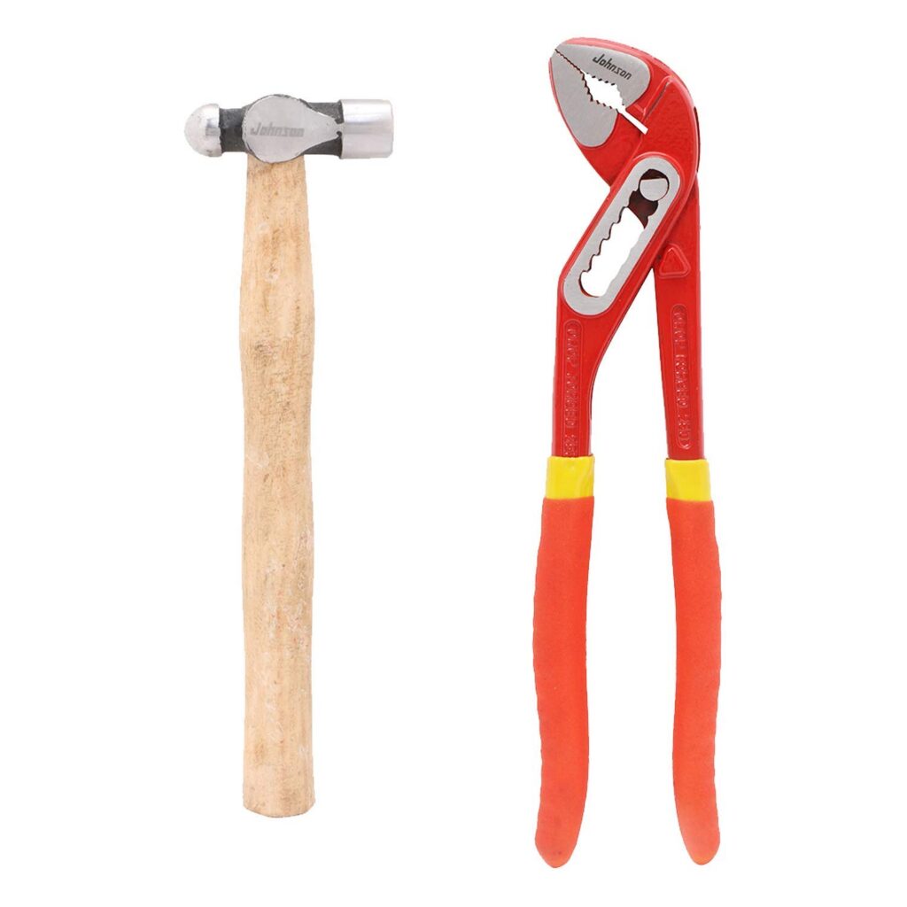 Plumber Tool Kit Ball Pein Hammer & Water Pump Plier Rs. 177