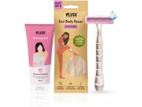 Deal Plush Eco Razor & Natural Shaving Gel Pack of 3 Rs. 134 Flipkart