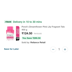 Pond’s Dreamflower Pink Lily Fragrant Talc