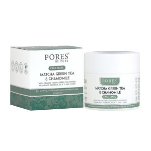 PORES Be Pure Green Tea Clay Face Mask for Acne-Prone Skin