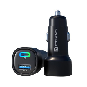 Portronics 80W Car Charger at Rs523 | Amazon Deal