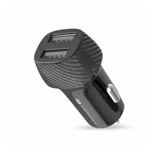 Portronics Car Power 5 12W Fast Car Charger Micro USB Cable