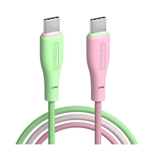 Portronics Hue x 60W Dual Tone Type C Fast Charging Cable