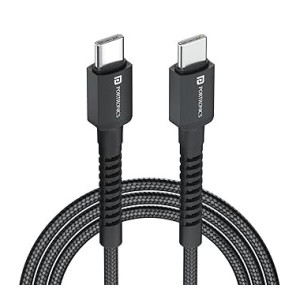 Portronics Konnect X 60W Unbreakable Nylon Braided 2M Fast Charging Cable