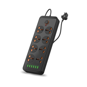 Portronics Power Plate 7 with 6 USB Port + 8 Power Sockets Extension Board