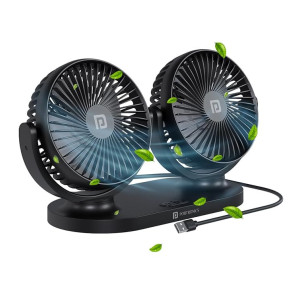 Portronics Twin Cool Dual Head Portable USB Fan