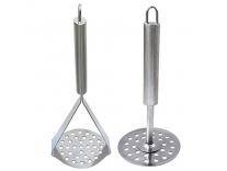 Deal Potato Vegetable Pav Bhaji Masher 2 Pack Silver Rs.183 @ Amazon