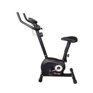 PowerMax Fitness Steel Exercise Upright Bike, Max user weight 100KG
