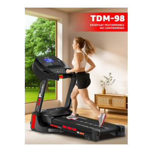 PowerMax Fitness TDM-98 Motorised Foldable Treadmill 4.0HP Peak DC Motor
