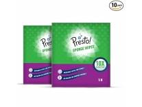 Presto! Premium Sponge Wipes 10 Count (5 x Pack of 2) Rs. 284