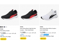 Puma Men’s Shoes upto 79% off starting from Rs.191 @ Amazon