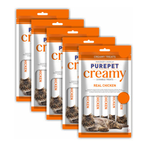 purepet Creamy Lickable Chicken Cat Treat