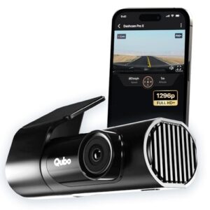 Qubo Dash Cam Pro X 3MP 1296P FHD+